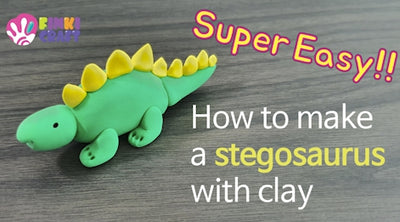 How to make a stegosaurus with clay