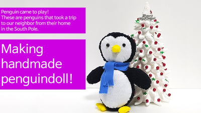 Sock craft | How to make a penguin doll