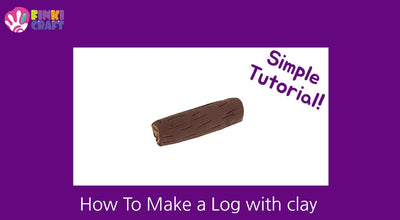 How To Make a Log with clay