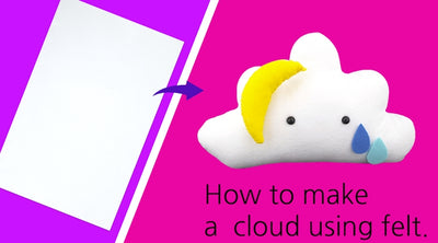 How to make a cloud using felt