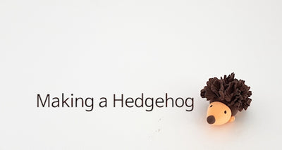 How to make a hedgehog with clay