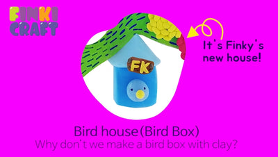 Clay tutorial | How to make a bird box with clay?