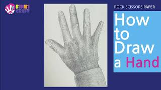 How to draw a hand