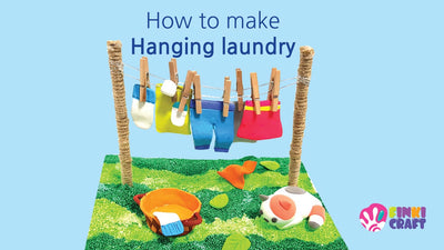 Clay tutorial | How to make Hanging laundry