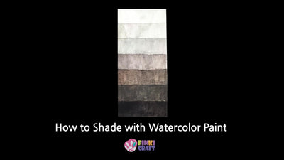 Shading from Dark to Light | How to Shade with Watercolor Paint