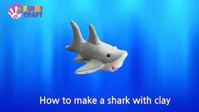 How to make a shark with clay