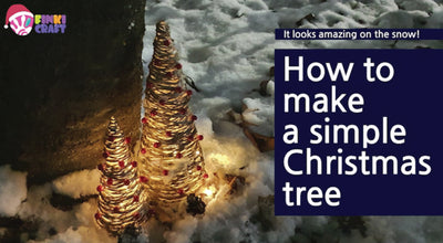 This Christmas tree is super easy to make