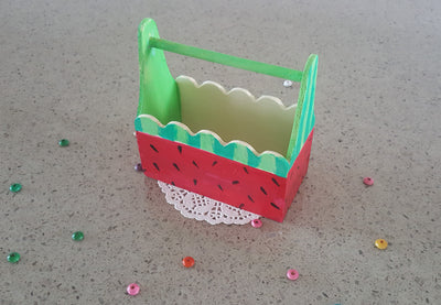 How to make a watermelon basket