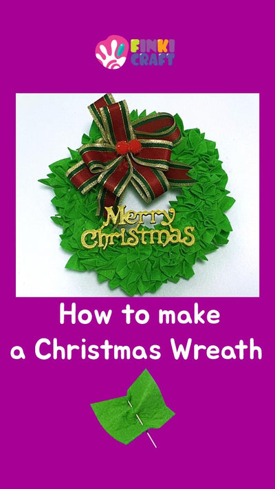 How to make a Christmas Wreath #Shorts