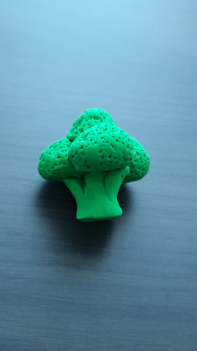 How to make a broccoli with clay😋🥦| clay tutorial | vegetable tutorial