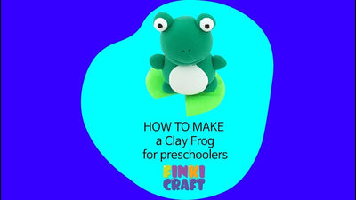 DIY  CLAY HOW TO MAKE a Clay Frog for preschoolers