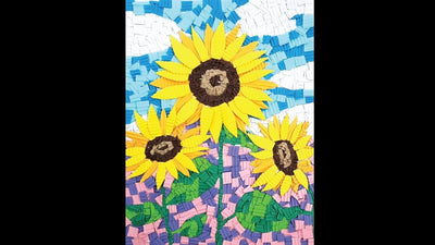 Mosaic version | How to make a sunflower