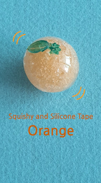 Orange🍊 | Tangerine | citrus | Squishy and Silicone Tape