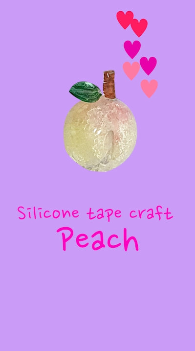 Peach🍑 | Silicone tape craft