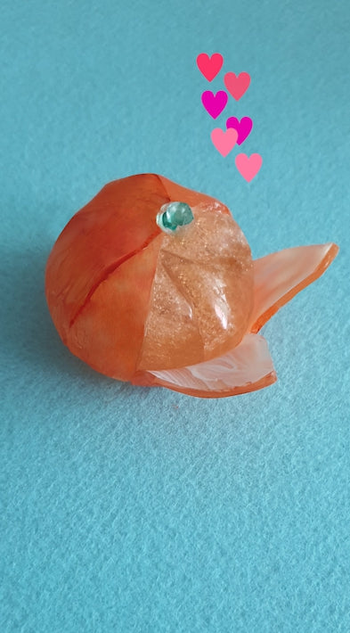 Tangerine 🍊| citrus | Squishy and Silicone tape craft